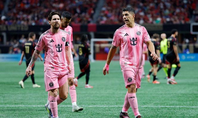 Lionel Messi y Luis Suárez