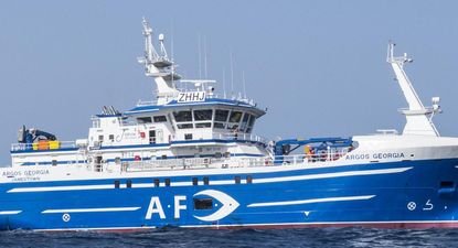 El pesquero Argos Georgia que se hundió en las Islas Malvinas