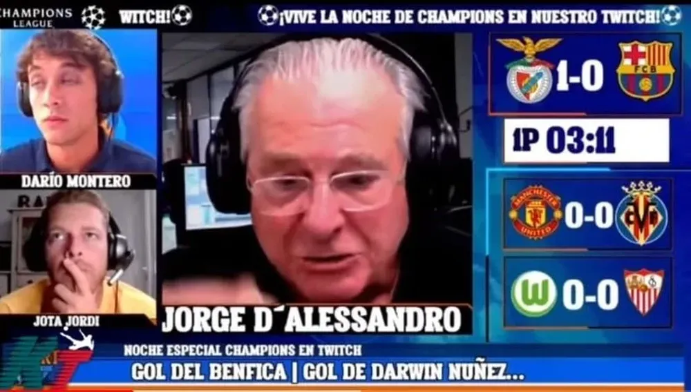 El comentario de Jorge DAlessandro sobre Darwin Núñez