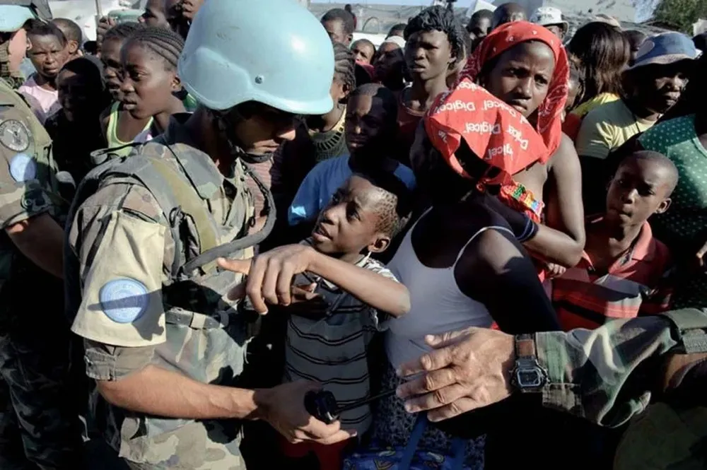Las tropas de paz en Haití tienen los días contados. AFP