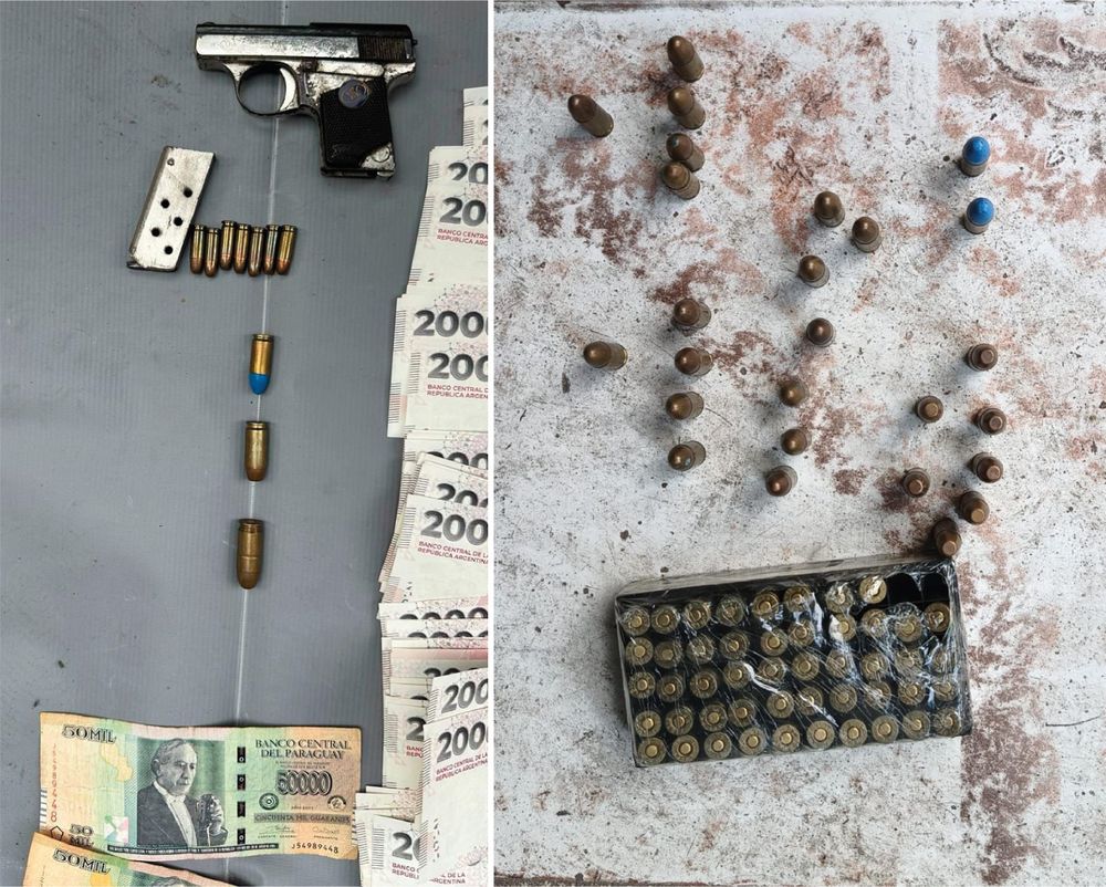 Encontraron&nbsp;una pistola y más de 80 municiones de distintos calibres.