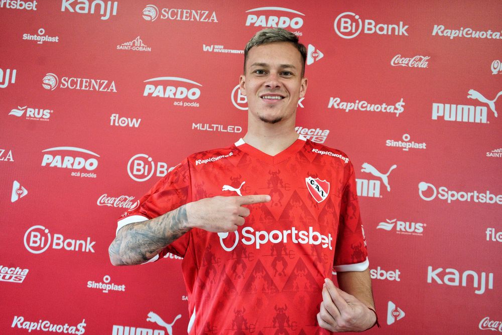 Matías Abaldo fue presentado en Independiente de Avellaneda