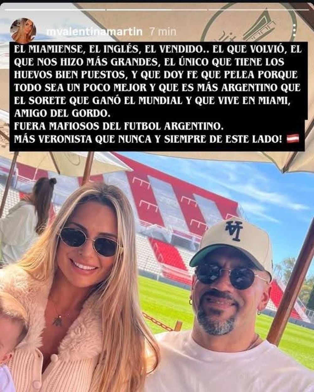 La historia de la esposa de Juan Sebastián Verón