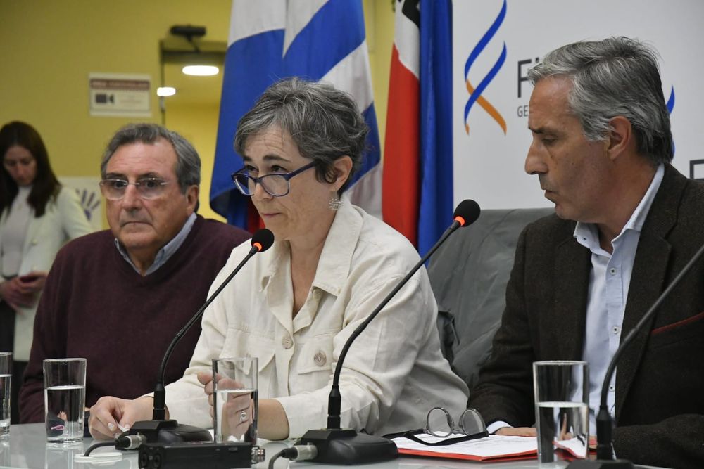 Conferencia de prensa para anunciar que los restos encontrados el pasado 30 de julio en el Batallón 14 corresponden a Luis Arigón Castel