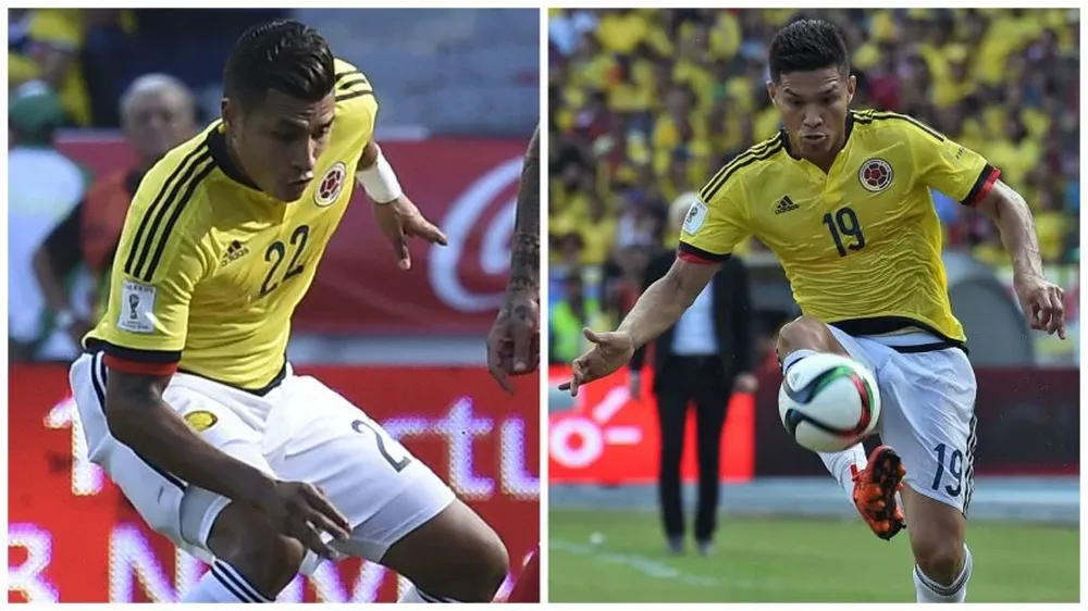 Jeison Murillo y Teófilo Gutiérrez