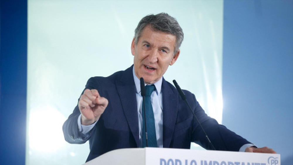 Alberto Núñez Feijóo, presidente del Partido Popular.