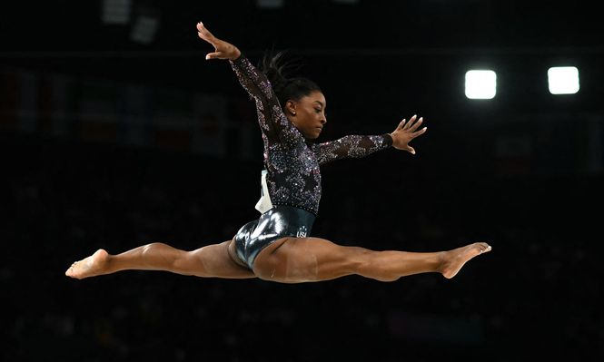 Simone Biles en los Juegos Olímpicos París 2024