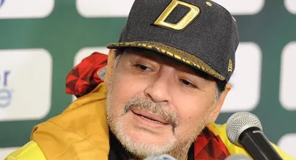 maradona en problemas en mexico por defender a maduro