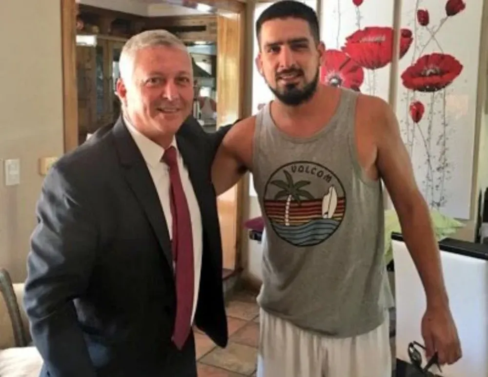 Rodolfo Catino y Lucas Viatri