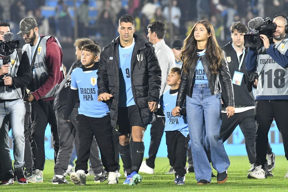 Luis Suárez y Delfina