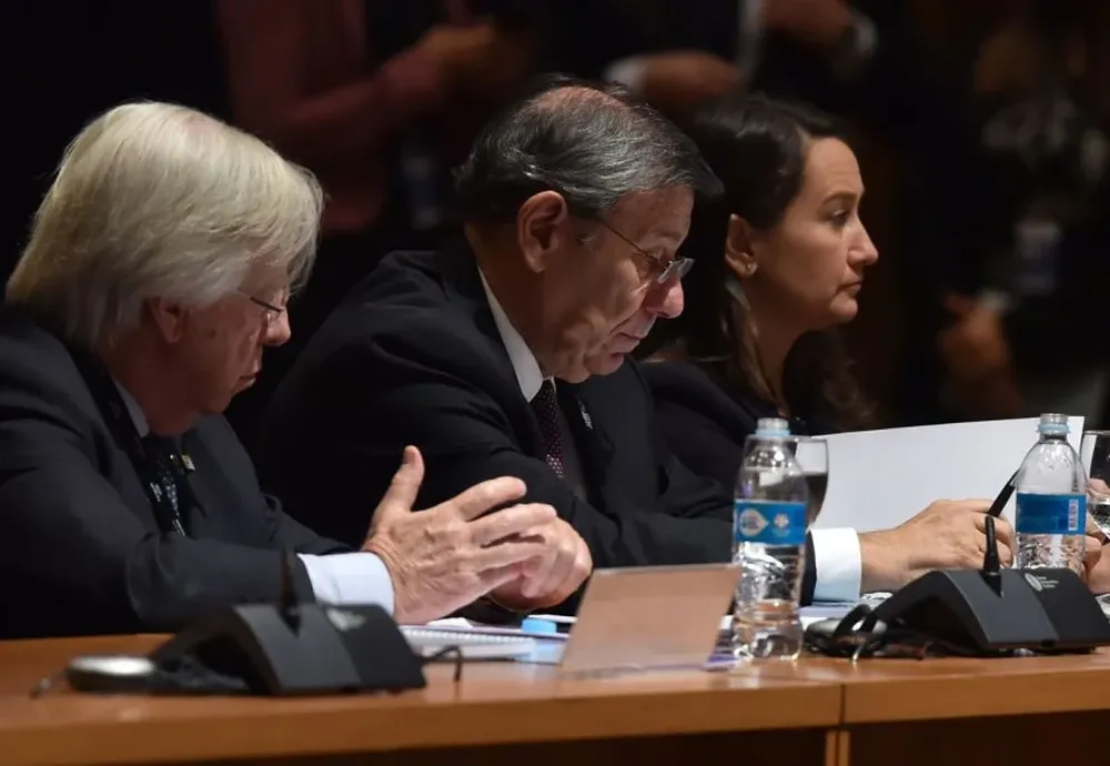 Astori y Nin Novoa durante la Cumbre del Mercosur