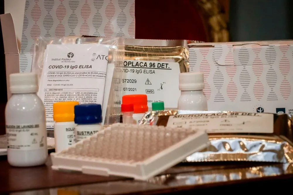 Test serológicos presentados el 28 de julio por MSP, Udelar y el IP