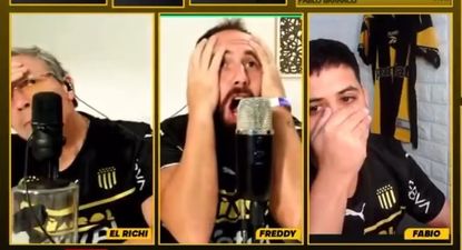 El desesperado grito de Freddy, el youtuber de Peñarol, tras el blooper de Campaña y Coelho que costó el empate de River Plate