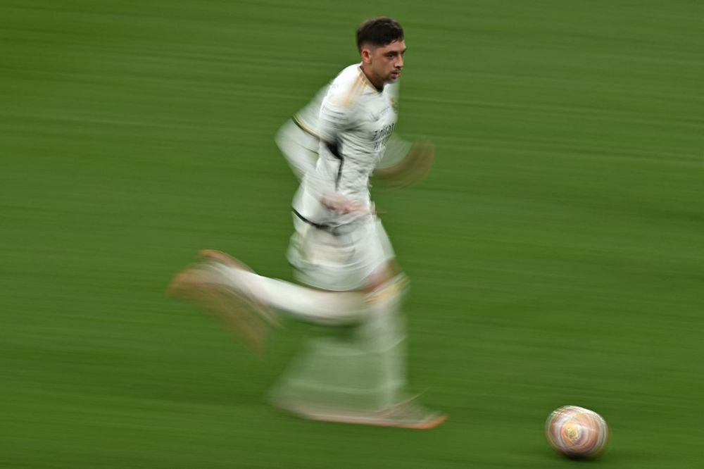 Federico Valverde en la final de la Champions League 2023-2024 con Real Madrid