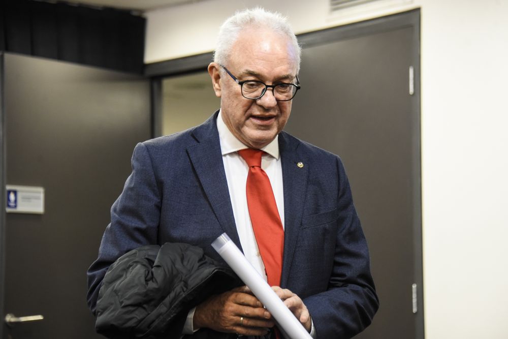 El canciller Mario Lubetkin