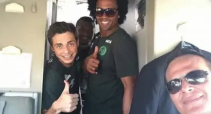 Las últimas imágenes del plantel de Chapecoense antes del accidente