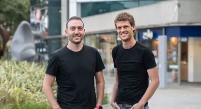 Los fundadores de Brinta, Michel Golffed y Rodrigo Sánchez Prandi