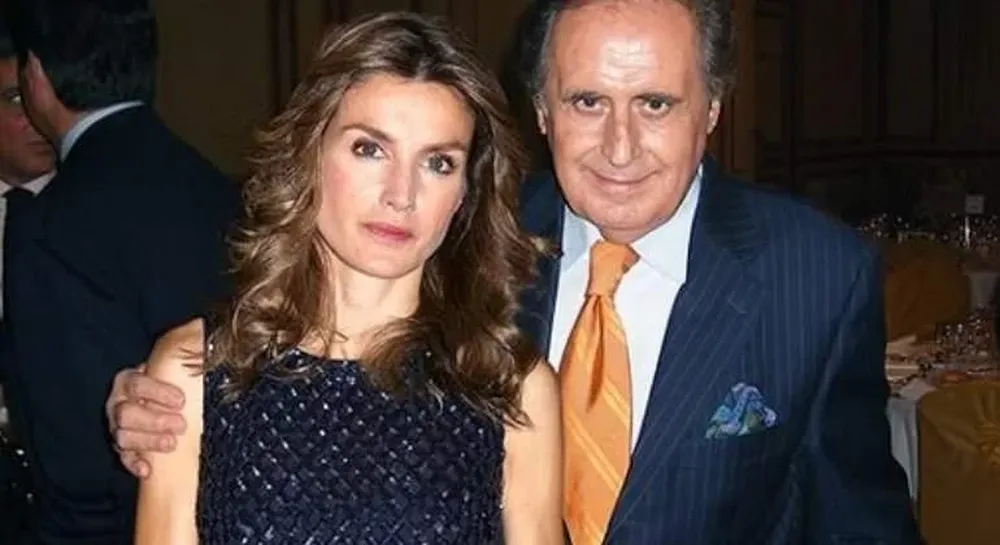 La Reina Letizia y Jaime Peñafiel