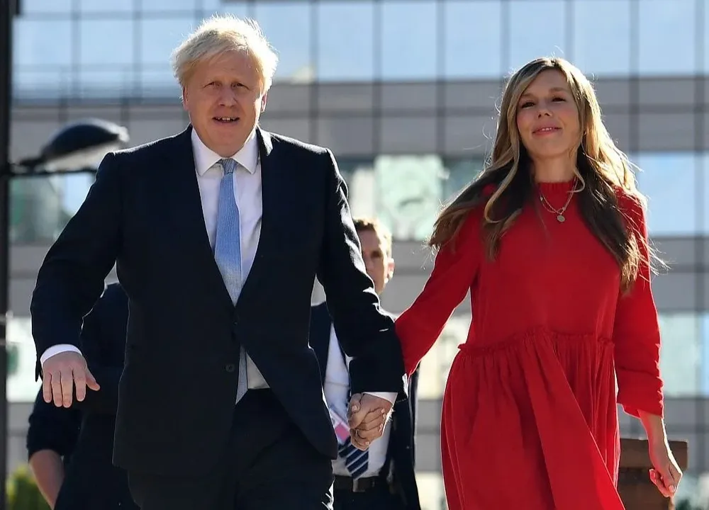 Boris Johnson y su esposa Carrie son padres nuevamente