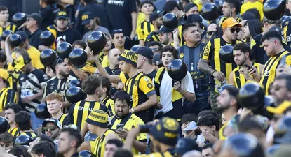 El clásico solo tuvo hinchas de Peñarol