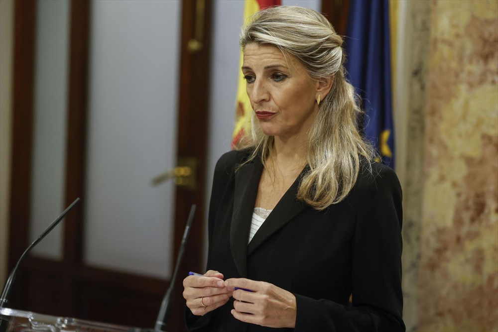 La vicepresidenta segunda y ministra de Trabajo, Yolanda Díaz.