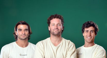 Facundo Sarabia, Francisco Pollio y Mateo Pereira, los fundadores de Lumepic