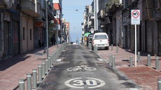 La intenencia inauguró obras en la calle Colón de Ciudad Vieja