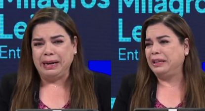video | periodista se entera de la muerte de su padre en vivo: debo retirarme