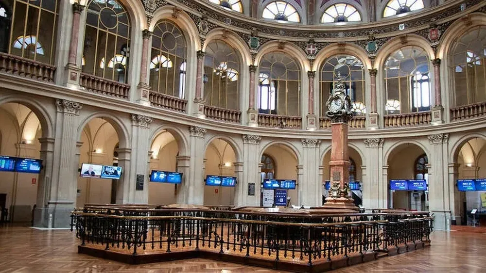 Palacio de la Bolsa de Madrid.
