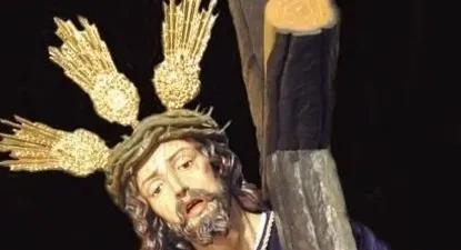 El Cristo de la Tres Caídas procesiona por primera vez este Miércoles Santo.
