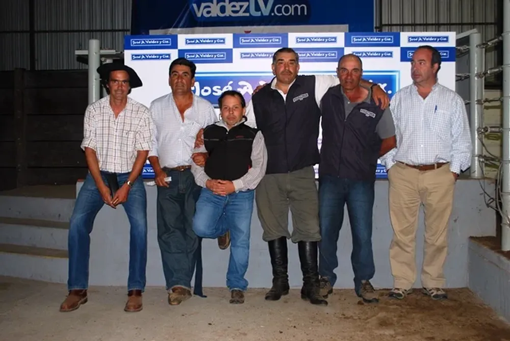 Integrantes del escritorio José A. Valdez y Cía en el remate
