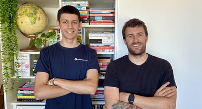 Los socios de Volamos.com Manuel Mongelós y Justin Graside