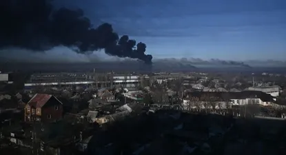 Se trata de las primeras imágenes del bombardeo