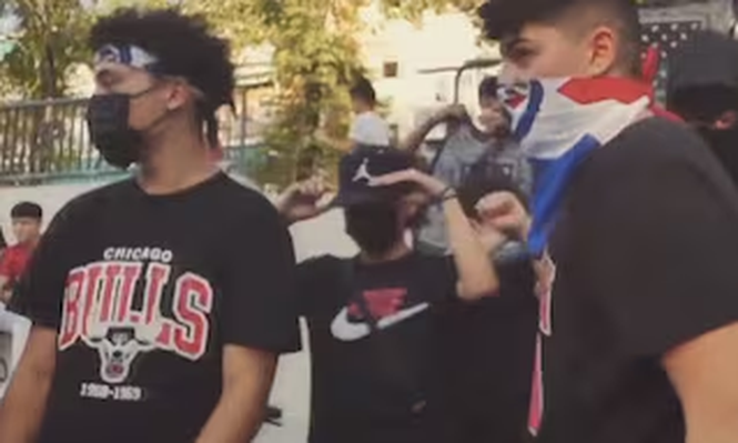 Integrantes de la banda juvenil Dominican Dont Play (DDP)