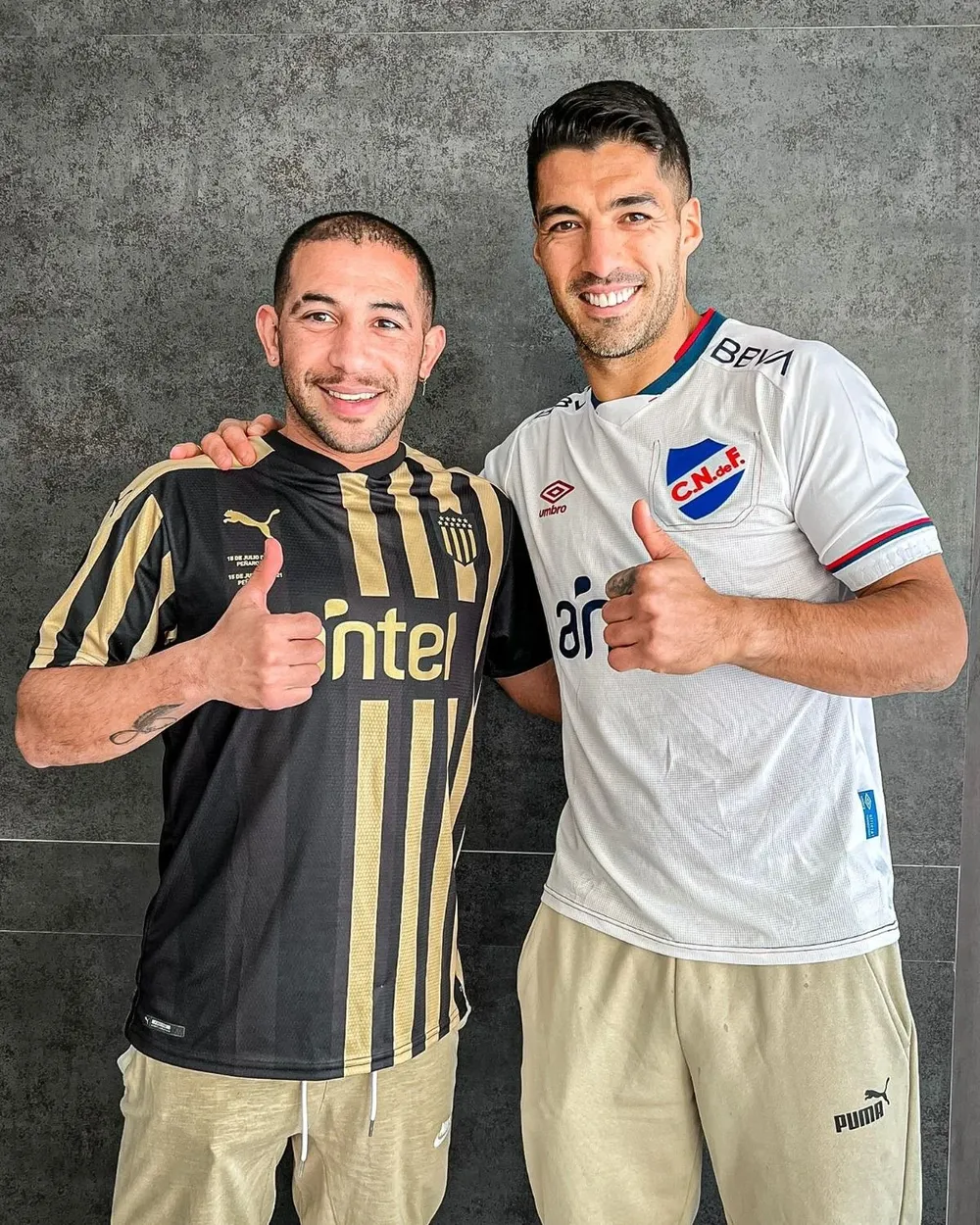 Gargano y Suárez abogaron por un clásico en paz