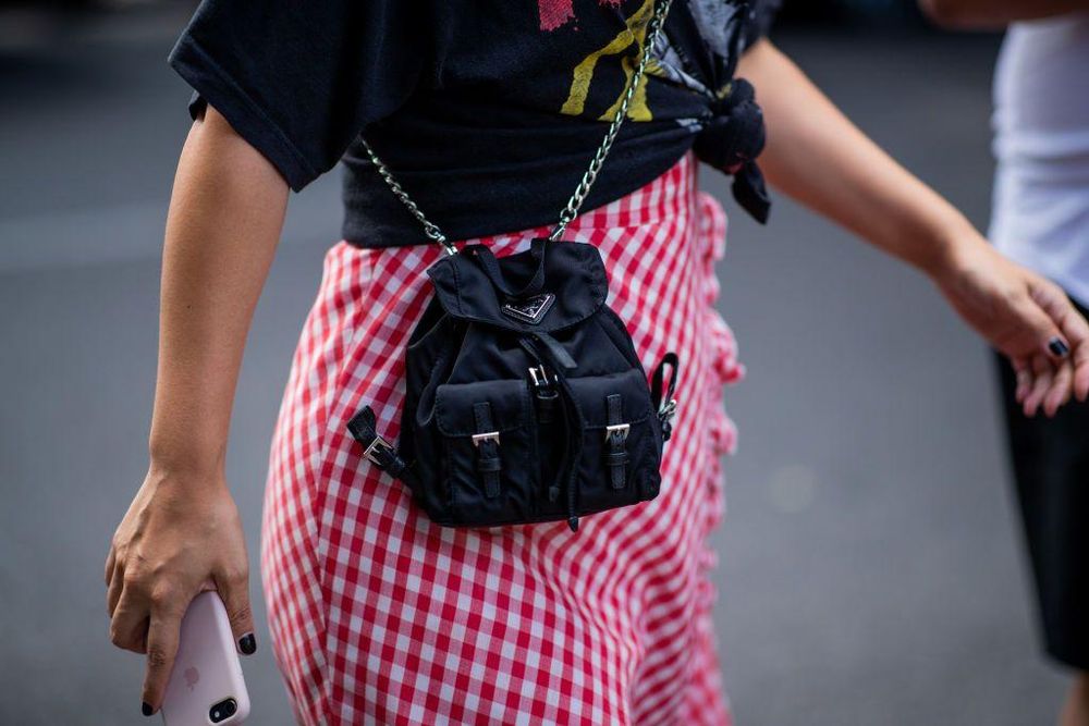 Mochila de Prada, versión mini.