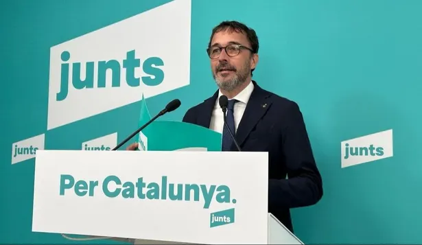 El portavoz de Junts, Josep Rius