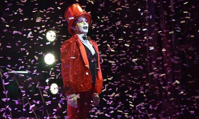 Aldo Martínez, cupletero de la murga La Gran Muñeca.
