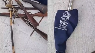 Municiones, sables y escopetas: la Policía concurrió a una casa tras denuncia por robo de armas y descubrió una colección de artículos militares