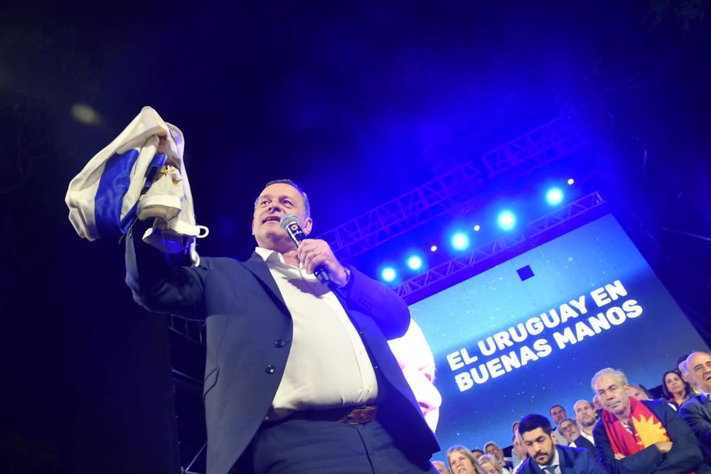 Cierre de campaña de Álvaro Delgado