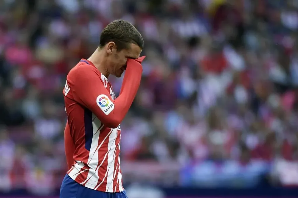 ¿Su último partido? Griezmann no la pasó bien en el Wanda