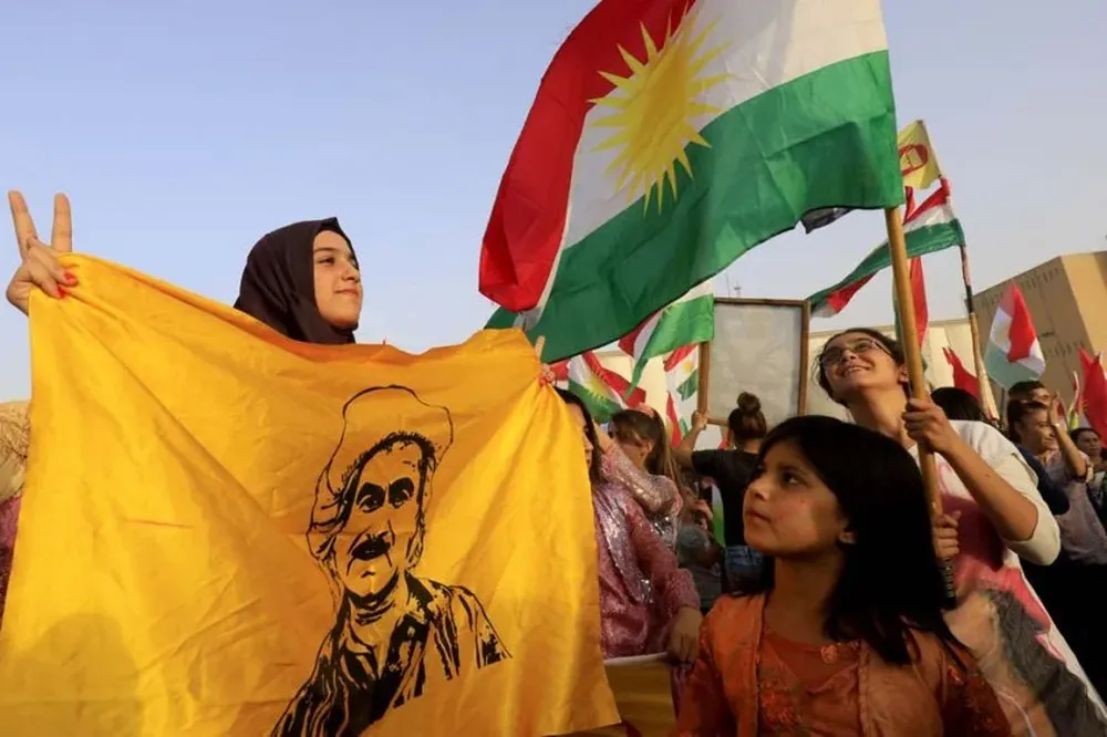 Los kurdos votaron a favor de la independencia de Irak. AFP