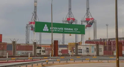 Terminal Cuenca del Plata en el puerto