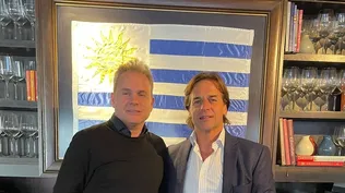 Gustavo Cano con Luis Lacalle Pou