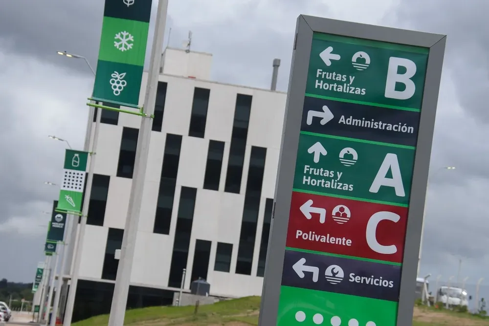 El nuevo mercado modelo, en la zona rural de Montevideo.