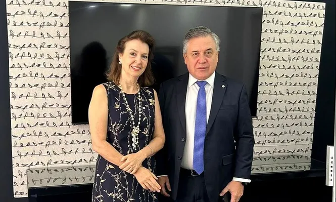 Los ministros de Relaciones Exteriores de Argentina y Uruguay, Diana Mondino y Omar Paganini