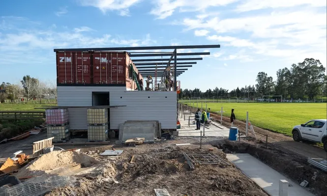 Así avanzan las obras en el nuevo estadio de Juanicó