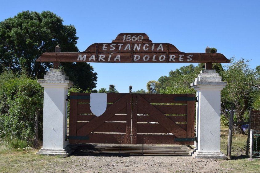 Entrada de la estancia María Dolores