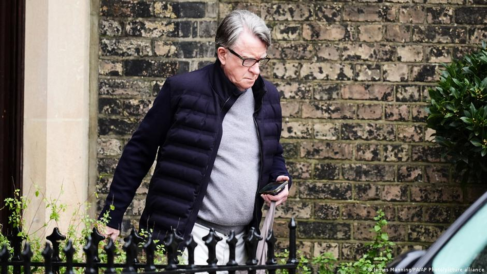 Lord Peter Mandelson, hombre clave del laborismo británico, detenido por el Caso Epstein.