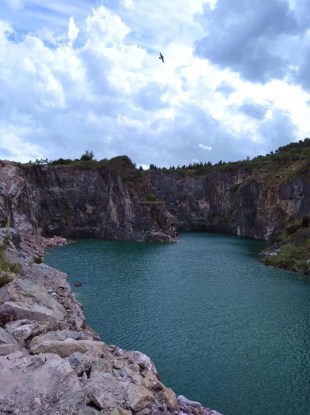 Hay unas 500 canteras abandonadas en Uruguay, como la de Nueva Carrara, en Maldonado